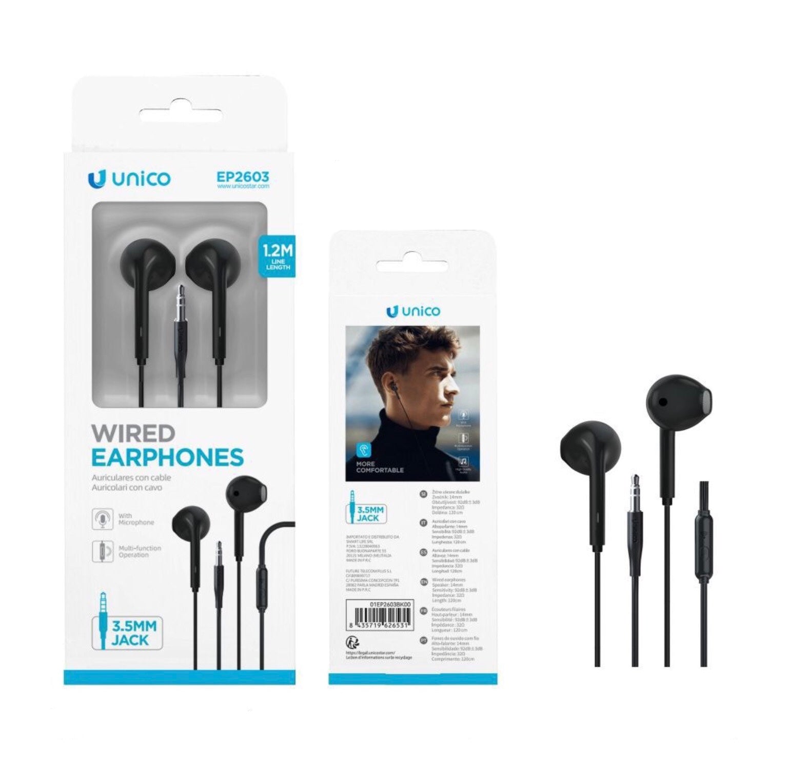 AURICOLARE JACK UNICO EP2603
